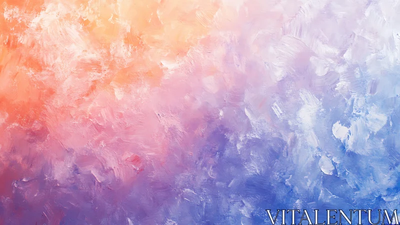 Sunlit pastel gradient with expressive impasto strokes.