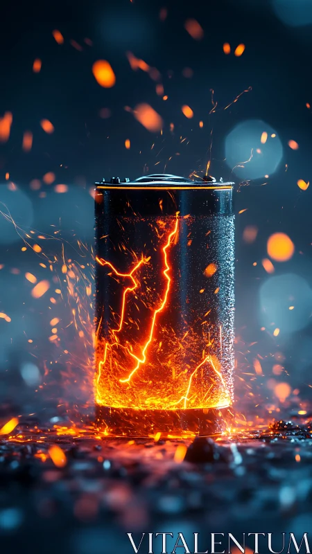 Electrified Beverage Can with Dynamic Energy Discharge.