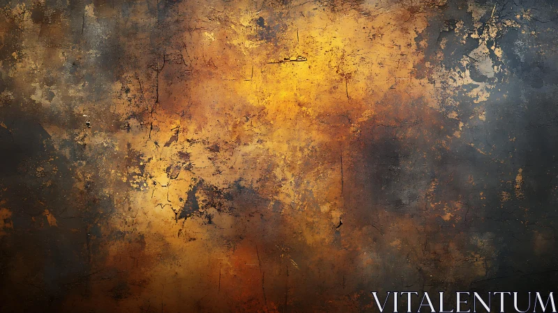 Grungy abstract textured wall in warm earth tones and gray shades.