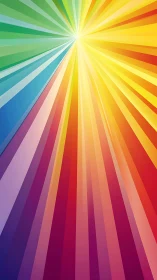 Radial spectrum burst forms high-intensity chromatic light field