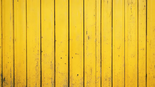 Photographic study of vertical yellow planked surface geometry.