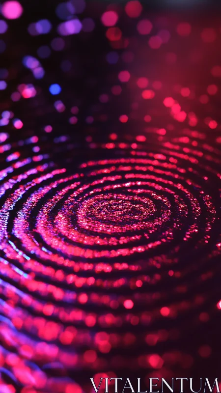 Neon ripple galaxy spiraling through liquid nightfall.