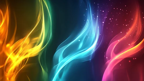 Chromatic Luminescent Flow: Spectral Wave Gradient Rendering