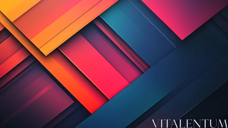 Prismatic panels colliding in neon-tinted geometric calm.