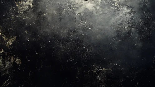 Dark textured concrete surface reveals subtle metallic abrasions