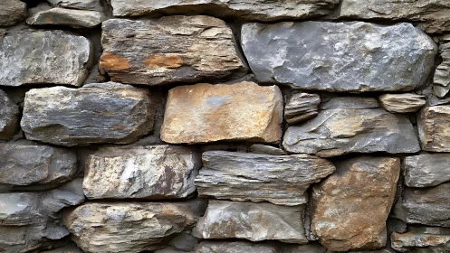 Rustic Stone Wall Texture with Natural Earthy Tones and Irregular Pattern.