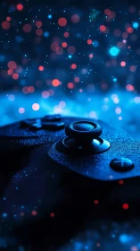 Luminous Microspheres Arranged on Crystalline Surface with Optical Bokeh Effects