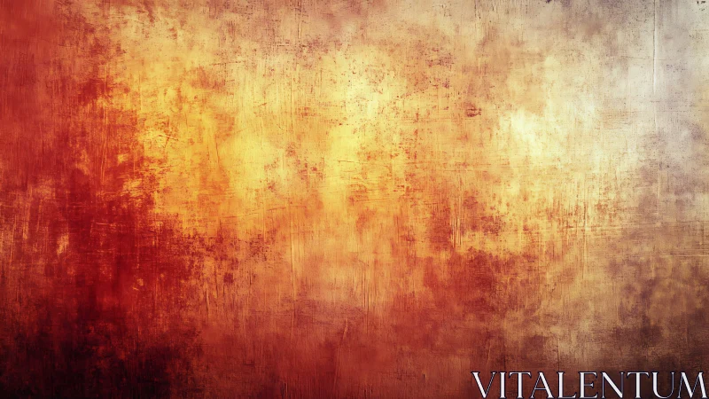 Textured warm gradient wall abstracts layered light and shadow