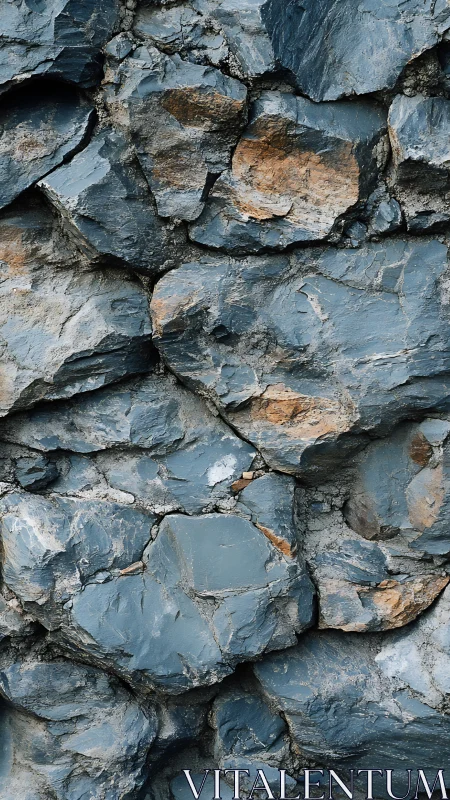 Stone chorus presses together, whispering in slate blue