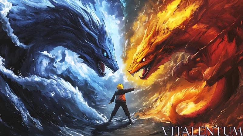 Elemental titans collide as a lone warrior brokers fragile peace