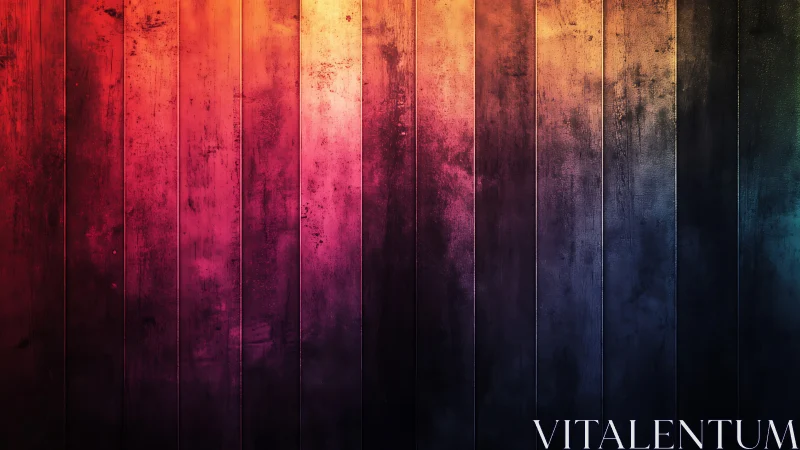 Sunset streaks on weathered wood, quietly glowing through dusk.