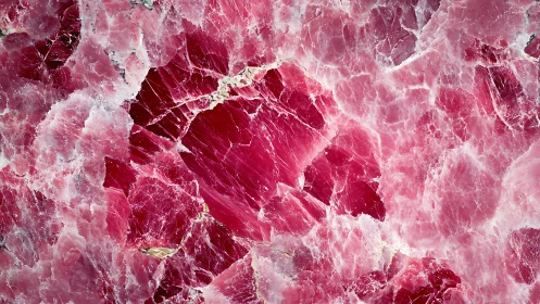 Macro mineral plate reveals stratified pink crystalline fractures