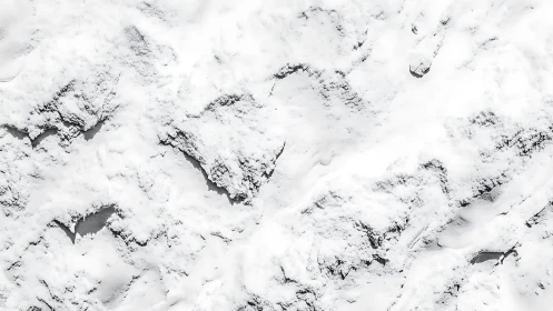 Quiet snow-dusted cliffs with soft winter textures.