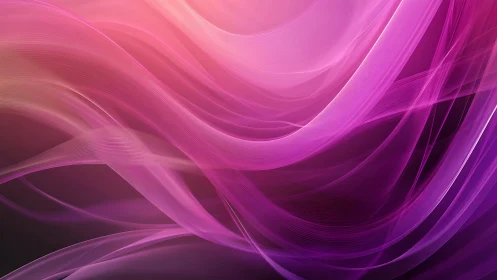 Magenta light waves flow across abstract gradient field.