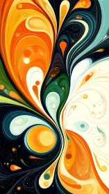 Swirling cosmic currents shape vibrant abstract nebulae