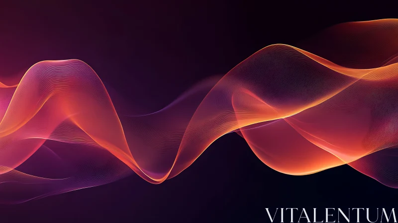 Luminous flowing waves of light pulse across a deep void