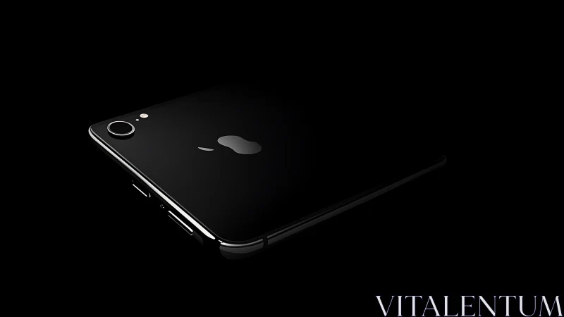 Sleek Black Smartphone. Premium Design Showcase.