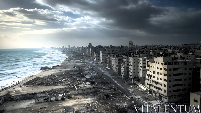 Stormlit coastal cityscape holding quiet stories of change.