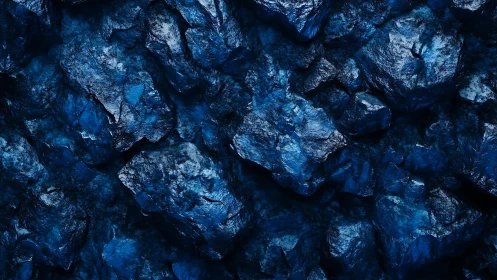 Midnight blue stone texture with softly glimmering depths.