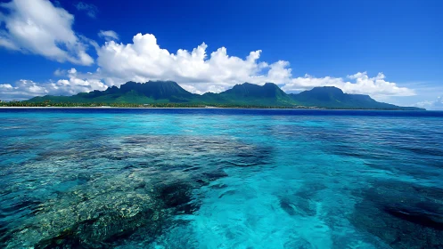 Emerald Waters Meet Verdant Ridges.