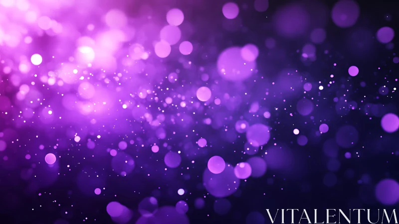 Dreamy Purple Bokeh Abstract Background with Soft Glow Effect.