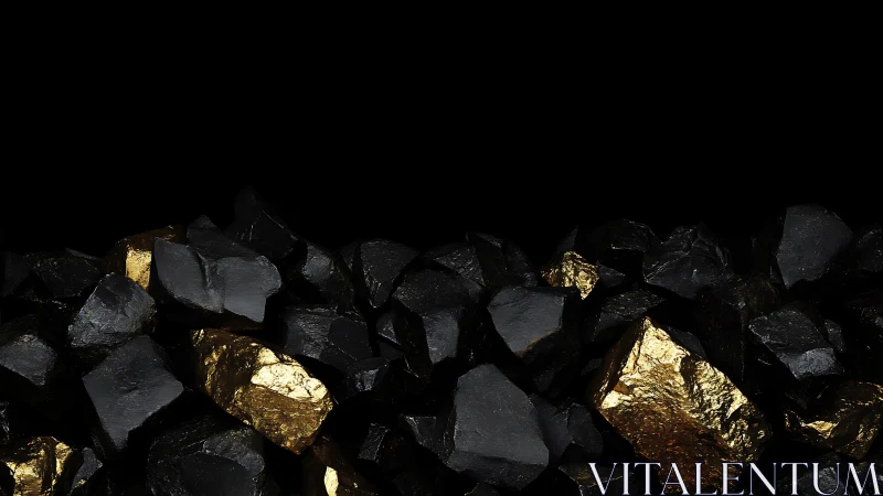 Midnight ore skyline with rogue golden embers gleaming.