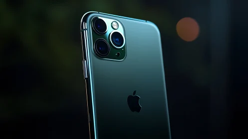 Premium iPhone Pro Smartphone With Triple Camera System.