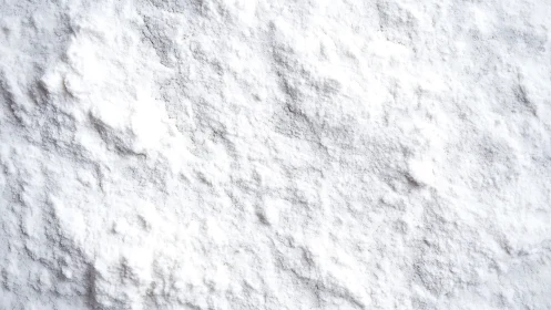 Soft white powder offers a bright, gently textured surface