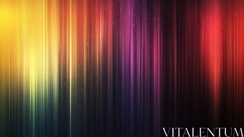 Vibrant colorful light streaks abstract background, modern digital art.