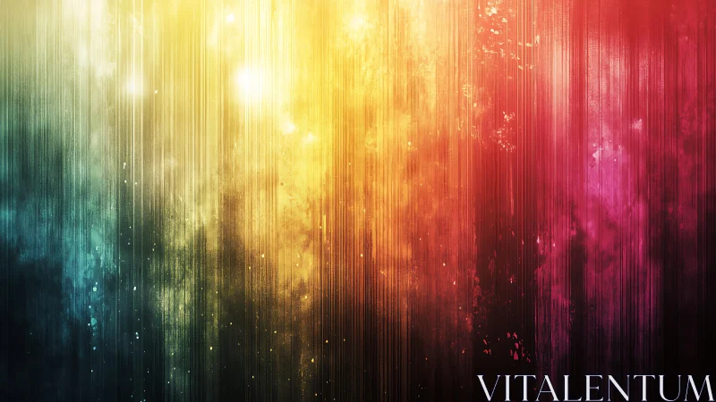 Vibrant Abstract Gradient Background with Colorful Light Streaks.