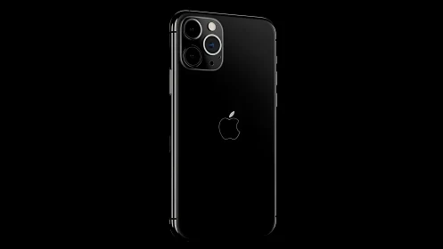 Midnight Smartphone Strikes a Sleek Silhouette Against Obsidian