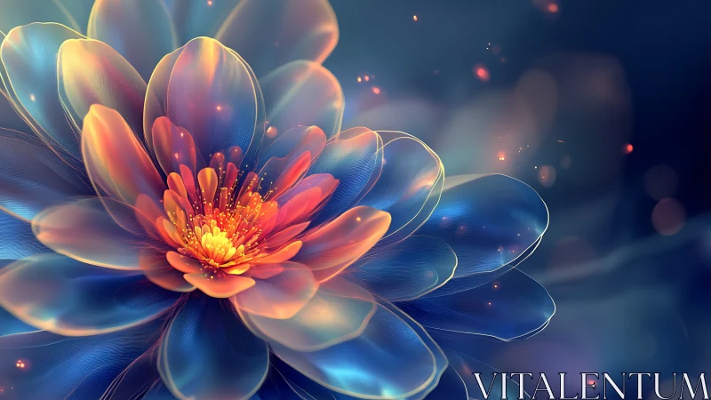 Luminous petal engines bloom like nebulae in quiet orbit