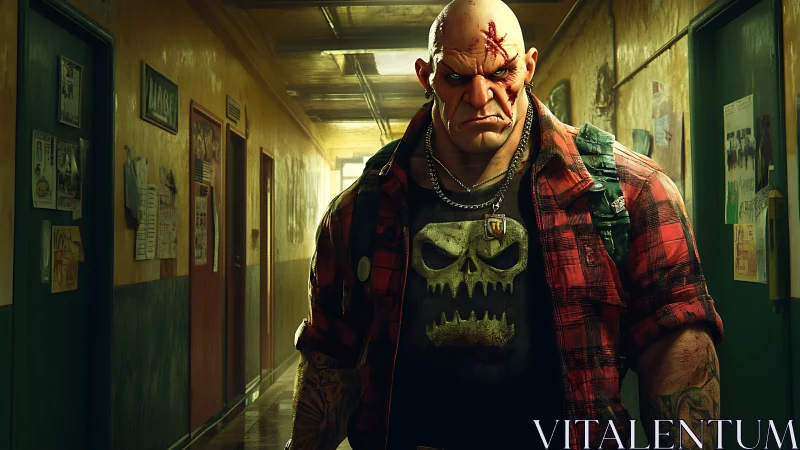 Tough hallway wanderer carries fierce style and bold story