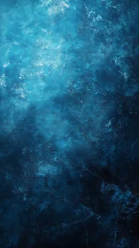 Deep blue abstract texture with layered luminous clouds.