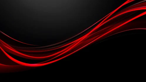 Digital waveform ribbons on high-contrast black ground.