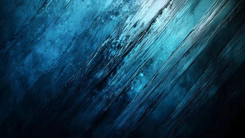 Abstract blue textured background with diagonal lines, digital art.