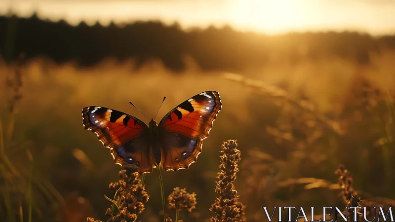 Backlit butterfly wings transmit warm spectra in shallow depth