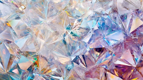 Crystal daydreams in a kaleidoscope of soft rainbow light.