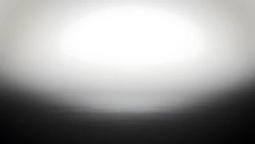 Horizon of Fogged Light over a Quiet Monochrome Floor.