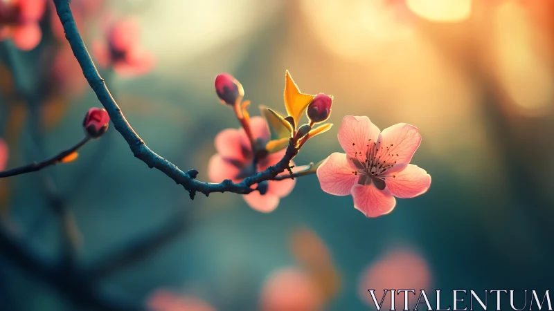 Bokeh-rendered botanical specimen with shallow depth of field photorealistic composition