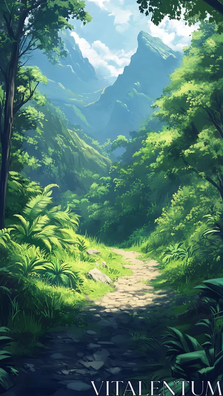 Valley of Verdant Peaks and Ancient Mountain Shadows.