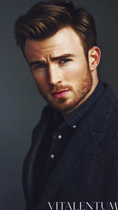Male portrait in formal jacket against neutral background.