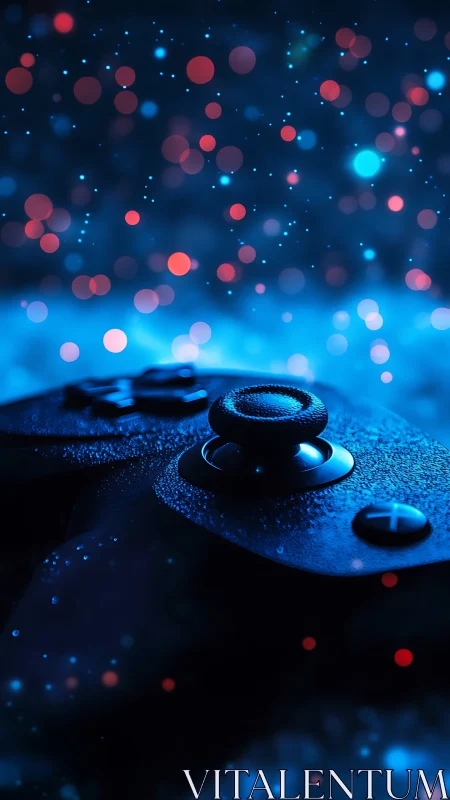 Luminous Microspheres Arranged on Crystalline Surface with Optical Bokeh Effects