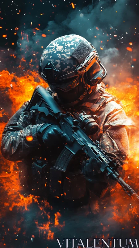 Ballistic operator in thermodynamic firestorm environment.