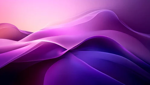 Gradient-lit translucent waveforms in layered digital topology.