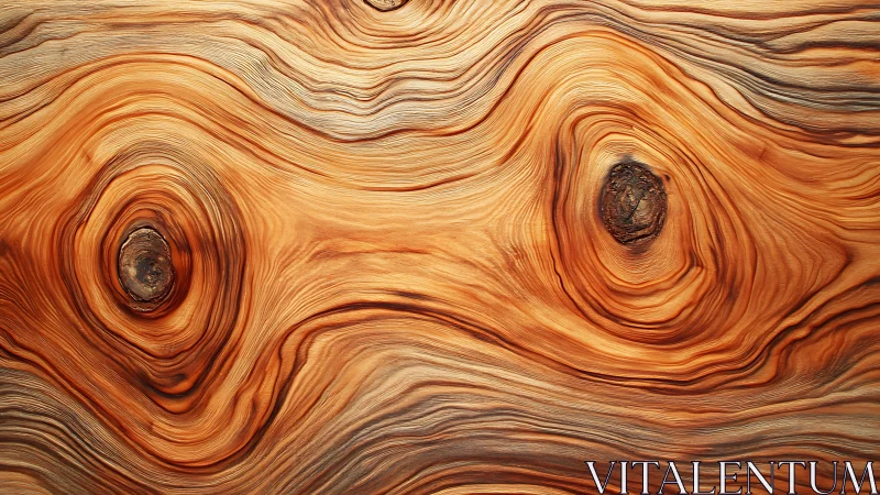 Knotted cedar grain macro with swirling concentric patterns.