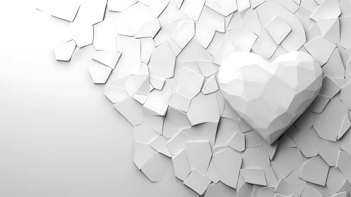 Fragmented Forms Emerge: Crystalline Geometry Rises from Chaos.