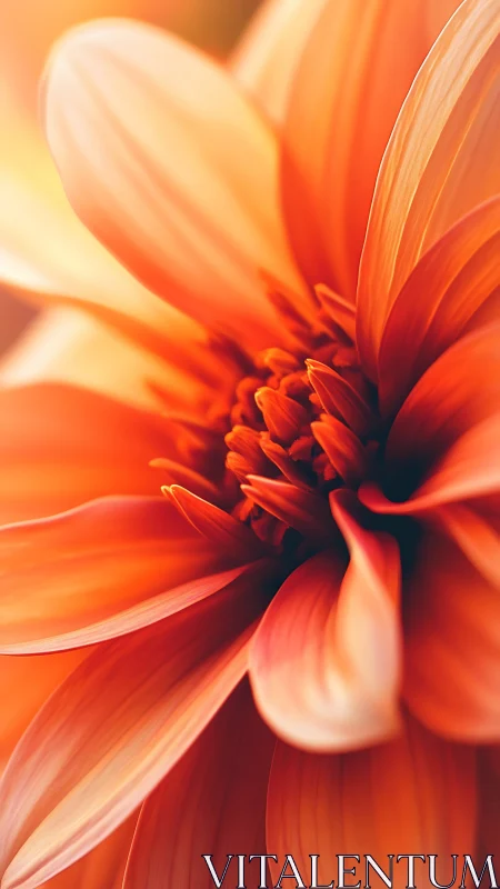 Close-up macro photograph of red gerbera daisy demonstrating shallow depth of field and color gradie