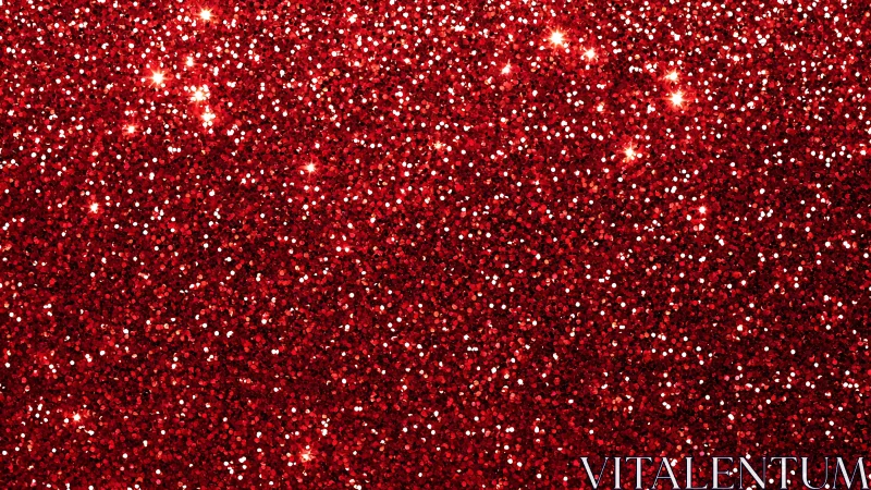 Crimson glitter galaxies quietly collide in sparkling chaos