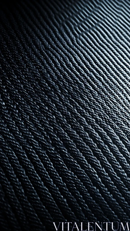 Dark metallic wave pattern in closeup abstract texture.